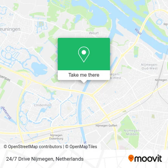 24/7 Drive Nijmegen map