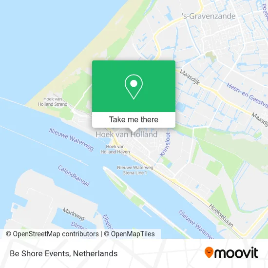 Be Shore Events Karte