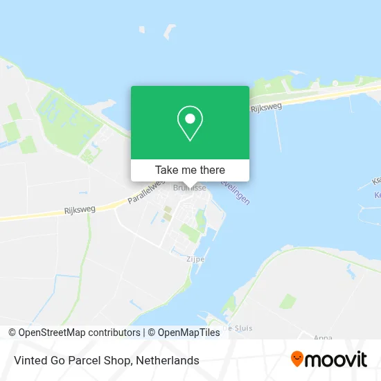 Vinted Go Parcel Shop Karte