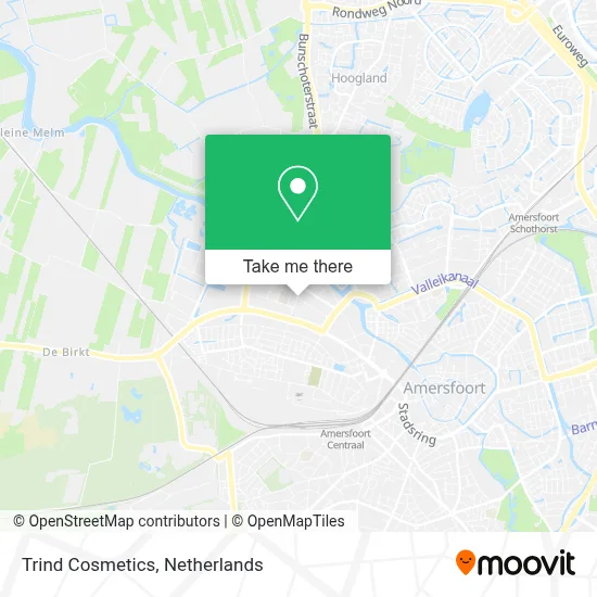 Trind Cosmetics map