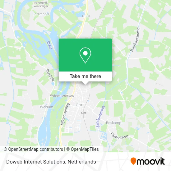 Doweb Internet Solutions map