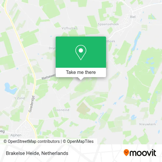 Brakelse Heide map