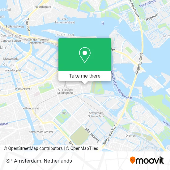 SP Amsterdam map
