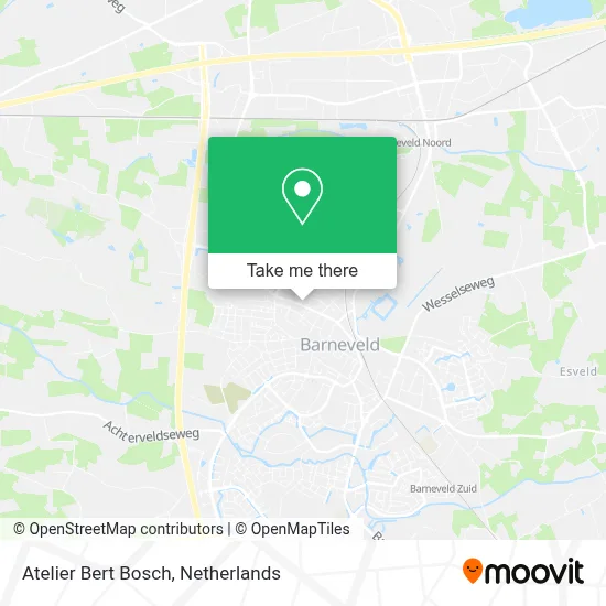 Atelier Bert Bosch map