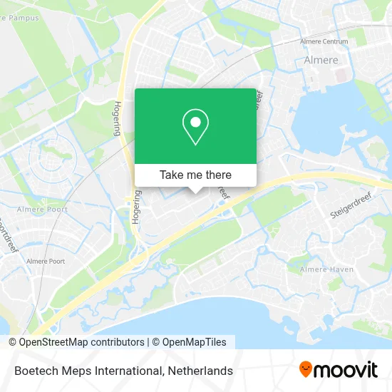 Boetech Meps International map