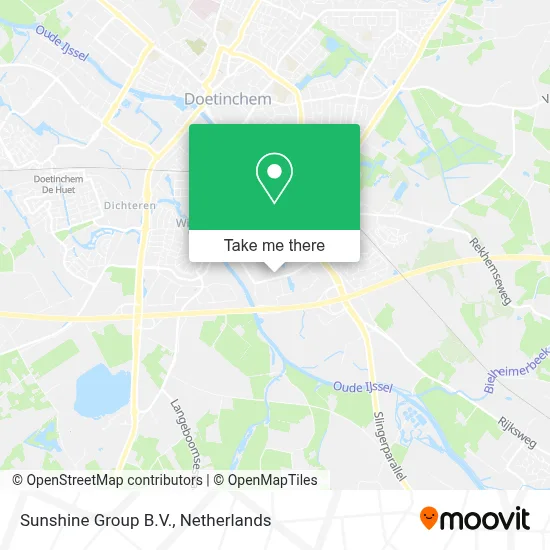 Sunshine Group B.V. map