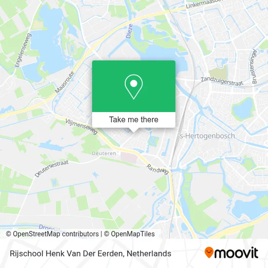 Rijschool Henk Van Der Eerden map