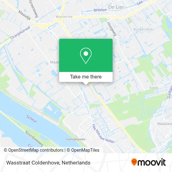 Wasstraat Coldenhove map