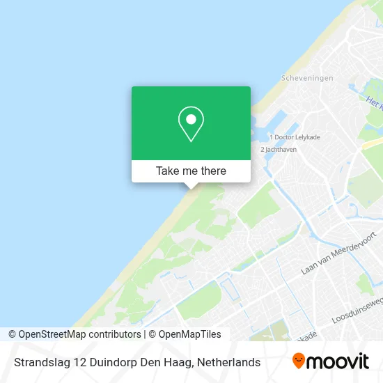 Strandslag 12 Duindorp Den Haag map