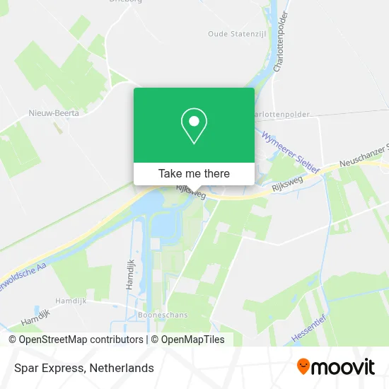Spar Express map