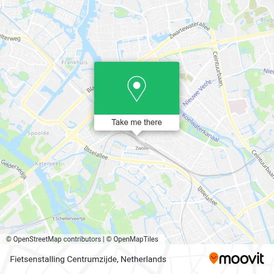 Fietsenstalling Centrumzijde map