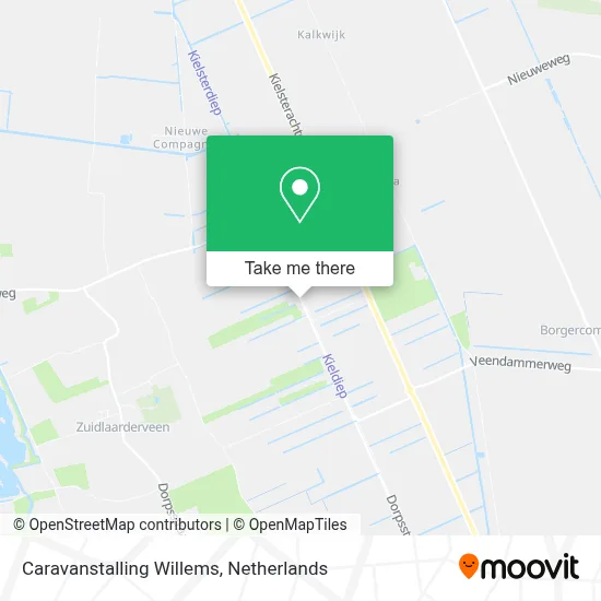 Caravanstalling Willems map