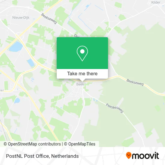 Postnl Postkantoor map