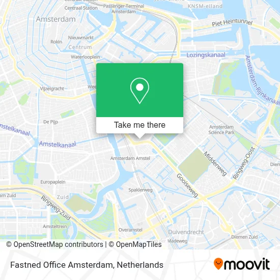 Fastned Office Amsterdam map