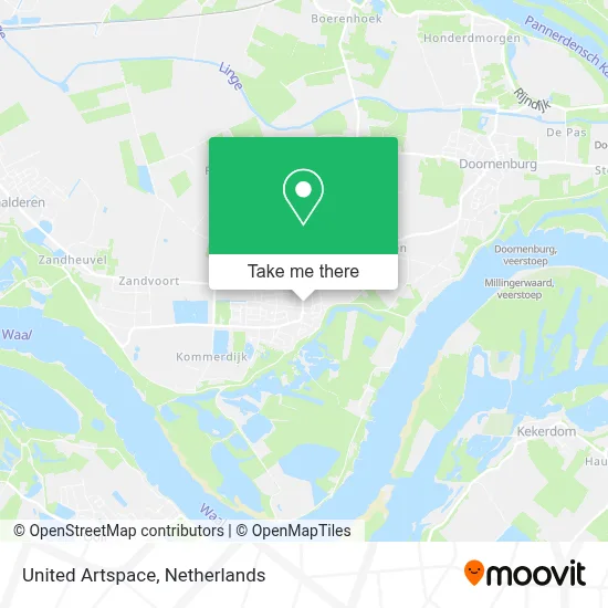 United Artspace map