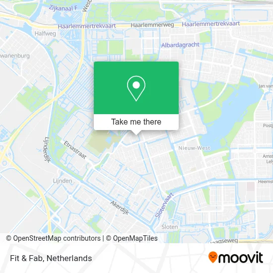 Fit & Fab map