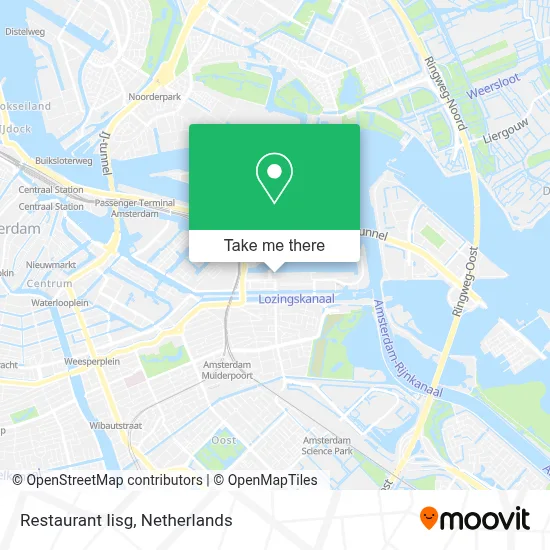 Restaurant Iisg map
