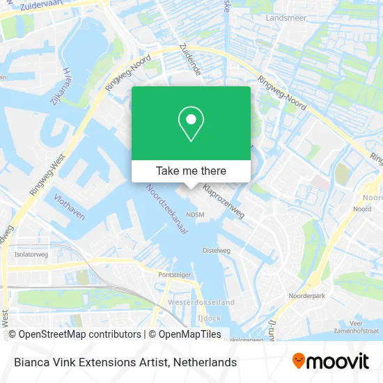 Bianca Vink Extensions Artist map