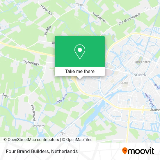 Four Brand Builders map