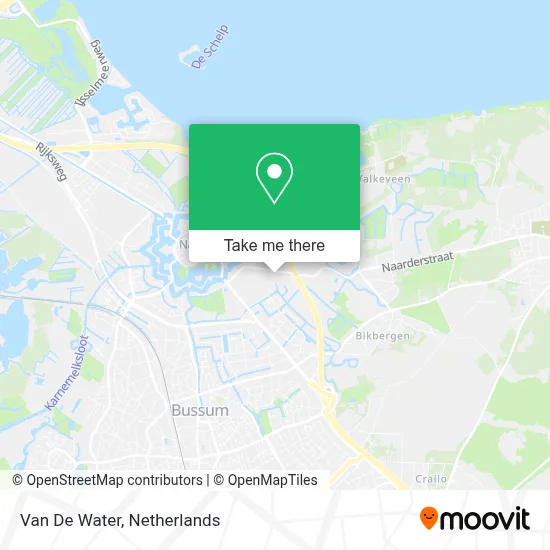 Van De Water map