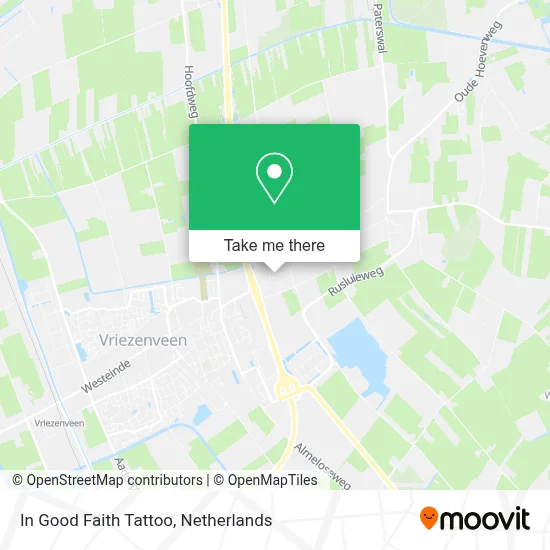 In Good Faith Tattoo map