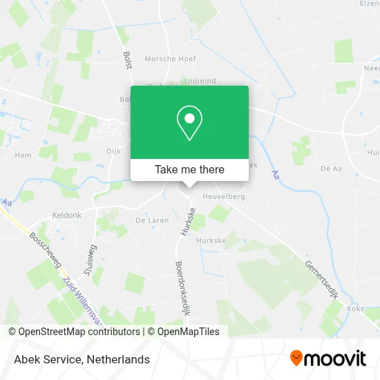 Abek Service map