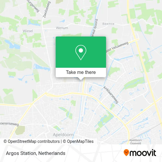 Argos Station map