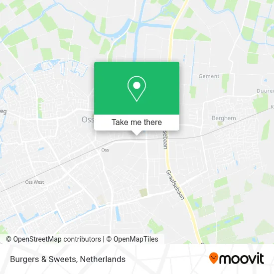 Burgers & Sweets map