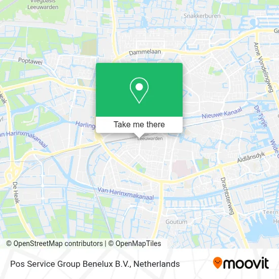 Pos Service Group Benelux B.V. map