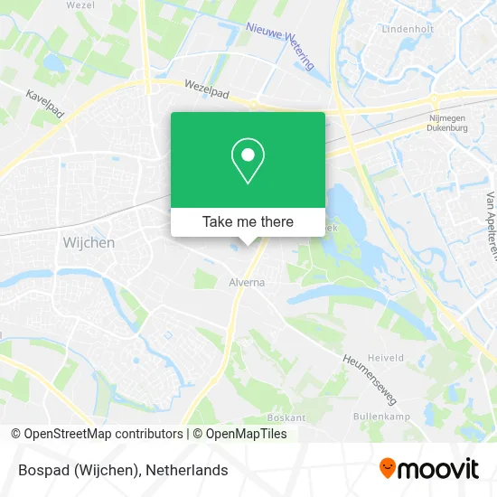 Bospad (Wijchen) map