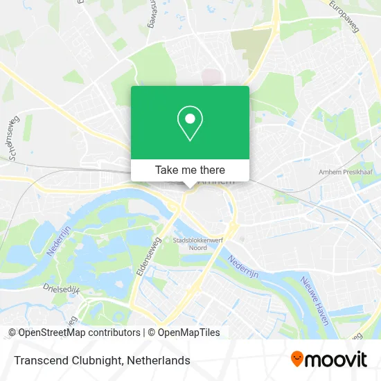 Transcend Clubnight map