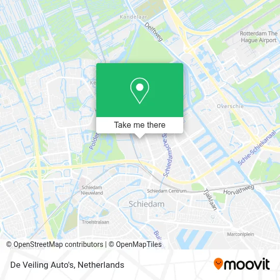 De Veiling Auto's Karte