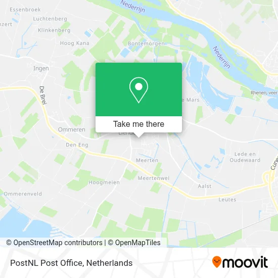 Postnl Postkantoor map