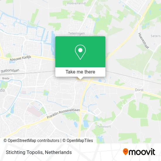 Stichting Topolis map