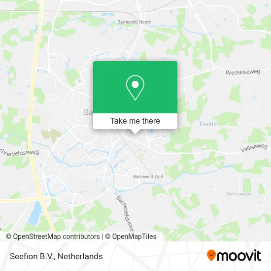 Seefion B.V. map