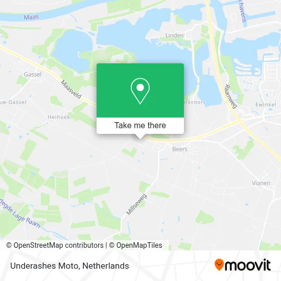Underashes Moto map