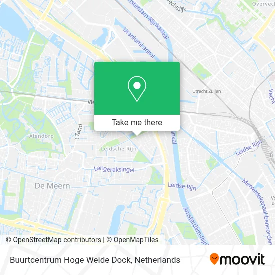 Buurtcentrum Hoge Weide Dock map