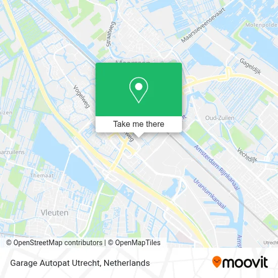Garage Autopat Utrecht map