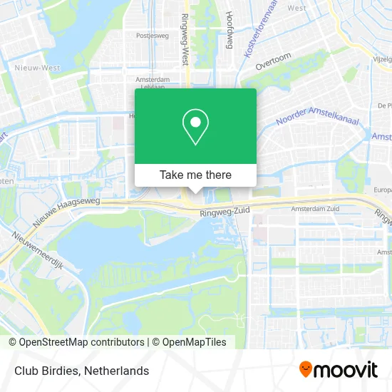 Club Birdies map