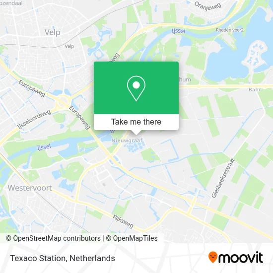 Texaco Station map
