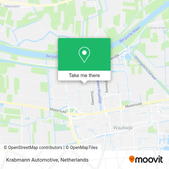 Krabmann Automotive map