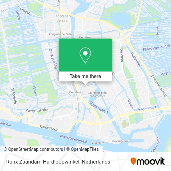 Runx Zaandam Hardloopwinkel map