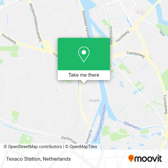 Texaco Station map