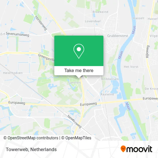 Towerweb map