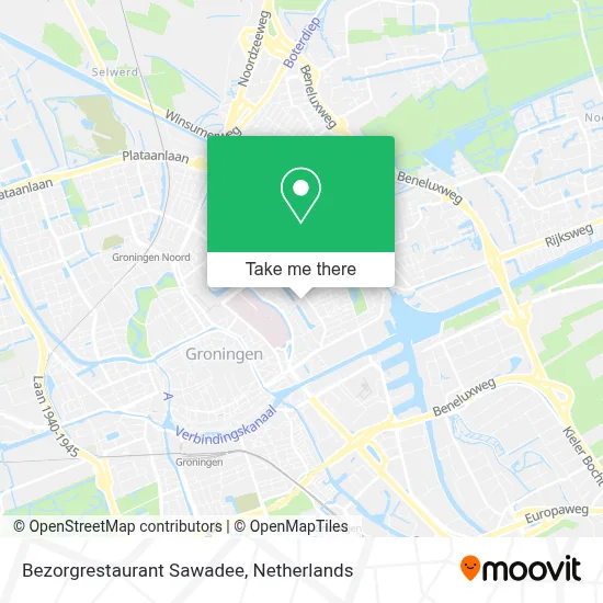 Bezorgrestaurant Sawadee map
