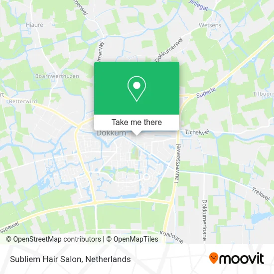 Kapsalon Subliem map