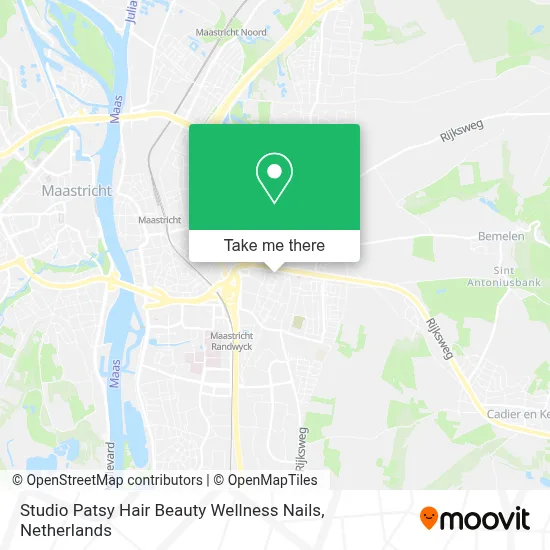 Studio Patsy Hair Beauty Wellness Nails map