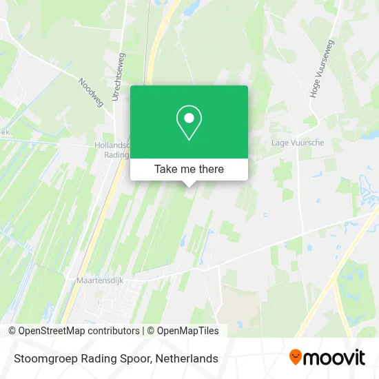 Stoomgroep Rading Spoor map