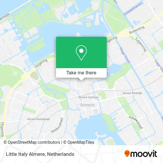 Little Italy Almere map