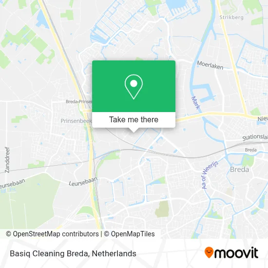Basiq Cleaning Breda map